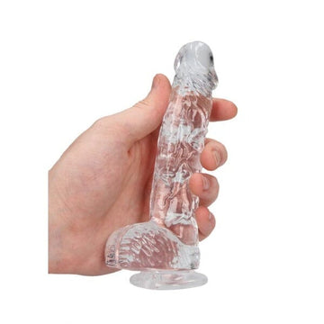Realrock 6" Crystal Clear +Balls Clear Dildos & Dongs My Amazing Fantasy